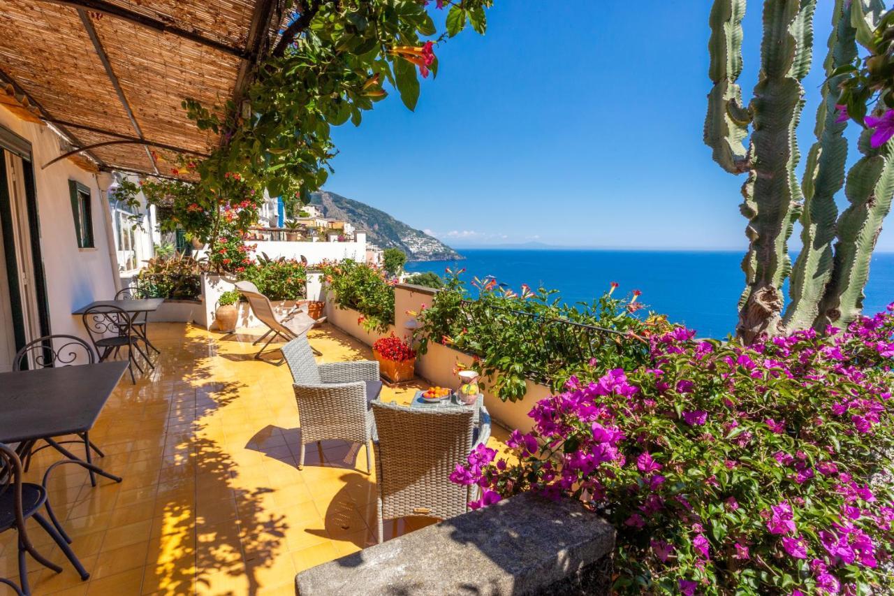 Il Pettirosso In Positano Villa Bagian luar foto